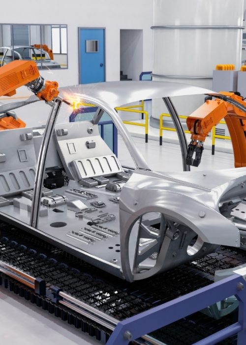 modern smart factory floor with interconnected machines and robotic arms (1)